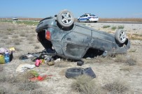 KıZıK - Karaman'da Otomobil Takla Attı Açıklaması 7 Yaralı