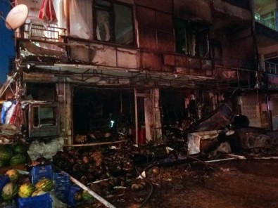 Kastamonu'da Bir Markette Yangın Çıktı