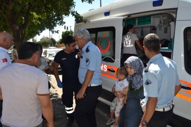 Otomobil Kamyonete Çarptı Açıklaması 1 Yaralı