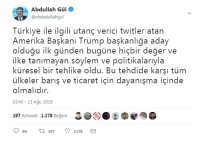 AMERİKA BAŞKANI - Abdullah Gül'den ABD'ye Eleştiri