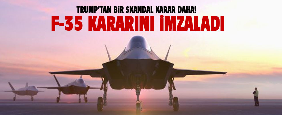 Trump onayladı: Türkiye’ye F-35 teslimatı...