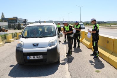 Çanakkale'de, Kırmızı Düdük Uygulaması Yapıldı