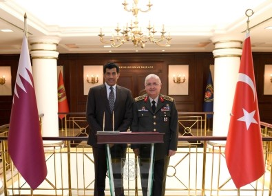Katar'ın Ankara Büyükelçisi Al Shafi, Genelkurmay Başkanı Orgeneral Güler'i Ziyaret Etti