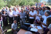 TAŞ OCAĞI - Köylerine Taş Ocağı İstemeyen Köylüler, ÇED Toplantısında Tepkilerini Gösterdi