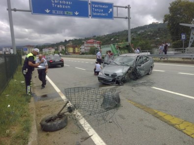 Trabzon'da Trafik Kazası Açıklaması 4 Yaralı