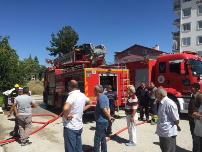 Burdur'da Ev Yangını Korkuttu