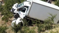 HASANCıK - Kamyonet Otomobilin Üzerine Çıktı Açıklaması 4 Ağır Yaralı