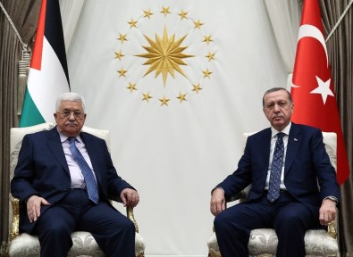 Cumhurbaşkanı Erdoğan, Mahmud Abbas İle Görüştü
