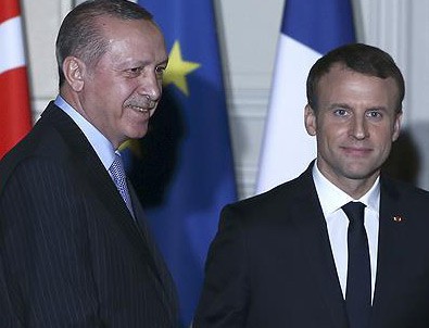 Erdoğan-Macron görüşmesi