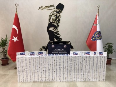 Hakkari'de 6 Bin 980 Paket Sigara Ele Geçirildi