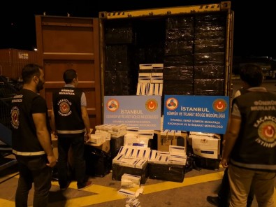 İstanbul'da Kaçakçılara Dev Darbe Açıklaması 5 Milyon Lira Değerinde