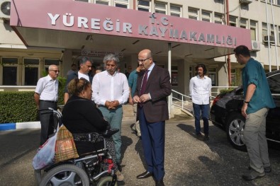 Vali Demirtaş, Yüreğir Kaymakamlığı'nda İncelemelerde Bulundu