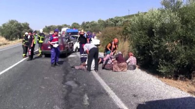 Aydın'da İki Otomobil Çarpıştı Açıklaması 2 Ölü, 1 Yaralı