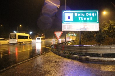 Bolu Dağı'nda Tatilcilere Yağış Sürprizi