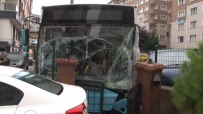 HALK OTOBÜSÜ - Otobüs Kazası Güvenlik Kamerasında
