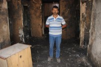 Yangında Evleri Kül Olan 6 Kişilik Aile Sokakta Kaldı