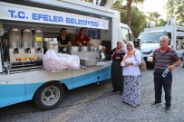 PAZARCI - Efeler Belediyesi Mehmetçik Ailelerinin Gönüllerine Dokunuyor