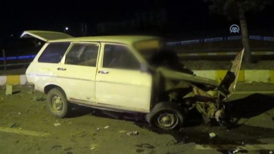 Konya'da Refüje Çarpan Otomobilin Sürücüsü Öldü