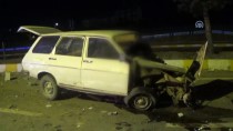 TARAŞÇı - Konya'da Refüje Çarpan Otomobilin Sürücüsü Öldü