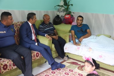 Başkan Pamuk'tan Gazi Ve Ailesine Ziyaret
