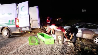 Çankırı'da İki Otomobil Çarpıştı Açıklaması 1 Ölü, 10 Yaralı