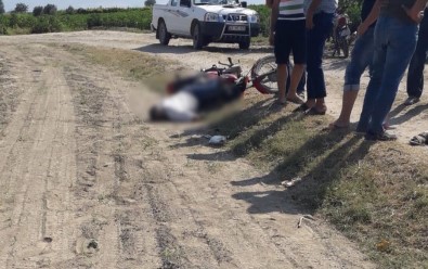 Direksiyon Hakimiyetini Kaybeden Motosiklet Sürücüsü Yola Düşerek Öldü