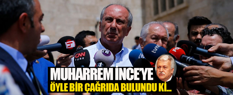 Muharrem İnce'ye dikkat çeken çağrı