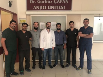 KAÜ' De Pıhtı İle Tam Tıkalı Atardamar Anjiyojet Cihazı İle Açıldı