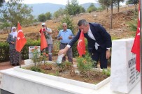 YALÇıN SEZGIN - Kaymakam Sezgin, Şehit Mezarlarına Karanfil Bıraktı