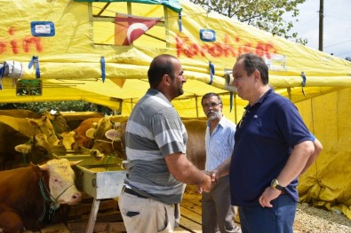 Başkan Aksu'nun Bayram Mesaisi