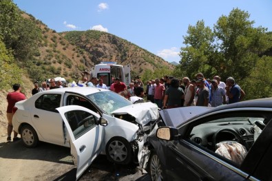 Tunceli'de Trafik Kazası Açıklaması 1 Ölü, 7 Yaralı
