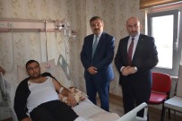 VEYSEL EROĞLU - AK Parti Afyonkarahisar Heyetinden Başkan Ünlü'ye Geçmiş Olsun Ziyareti