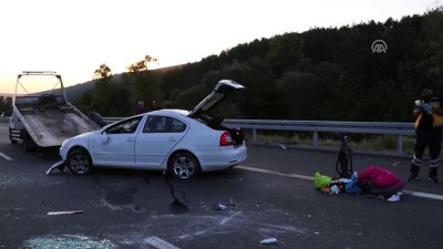 Bolu'da Trafik Kazası Açıklaması 3 Yaralı