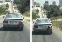 İLGİNÇ GÖRÜNTÜ - Kurbanlık Koyunu Bagajda Böyle Taşındılar