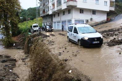 Trabzon'da Aşırı Yağış Heyelana Neden Oldu