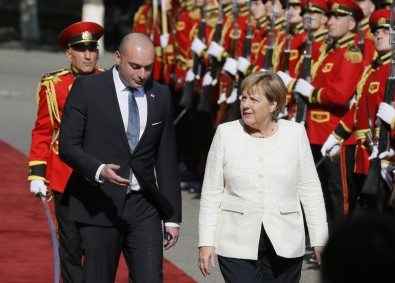 Almanya Başbakanı Merkel Gürcistan'da