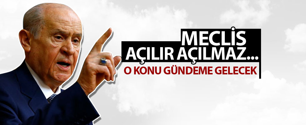 MHP'den açıklama! 'Meclis açılır açılmaz...'