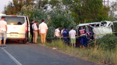 Silivri'de Araç Takla Attı Açıklaması 1 Ölü, 2 Yaralı