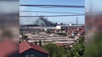 EREĞLI DEMIR VE ÇELIK FABRIKALARı - Zonguldak'ta Demir Çelik Fabrikasında Yangın