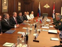 HAKAN FIDAN - Akar ve Fidan, Rusya Savunma Bakanı Şoygu ile görüştü