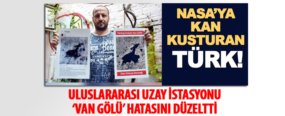 Uluslararası Uzay İstasyonu 'Van Gölü' hatasını düzeltti