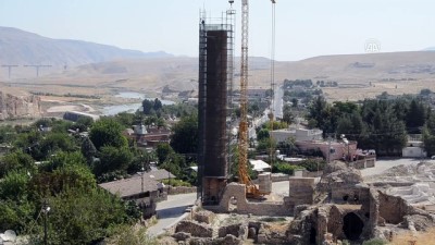 611 Yıllık Minare Yeni Yerine Taşınıyor
