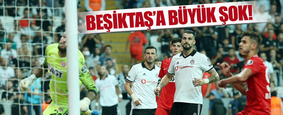 Beşiktaş'a kendi evinde büyük şok!
