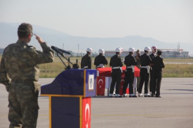 Doğubayazıt'ta Şehit Düşen Teğmen, Erzurum'dan Törenle Uğurlandı