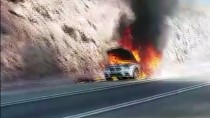 Malatya'da Araç Yangını