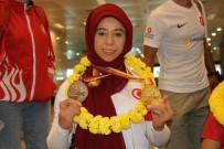 Avrupa Rekoru Kırarak Şampiyon Olan Engelli Sporcular Yurda Döndü