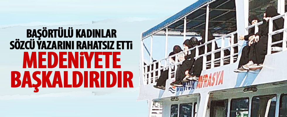 Yolcu motorunda oturan kadınlar rahatsız etti