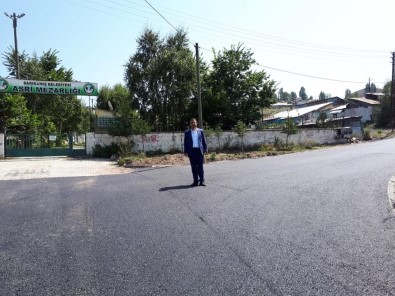 Sarıkamış'ta Asfalt Çalışmaları Sürüyor