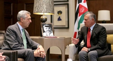Ürdün Kralı 2. Abdullah, BM Mülteciler Yüksek Komiseri Grandi İle Görüştü