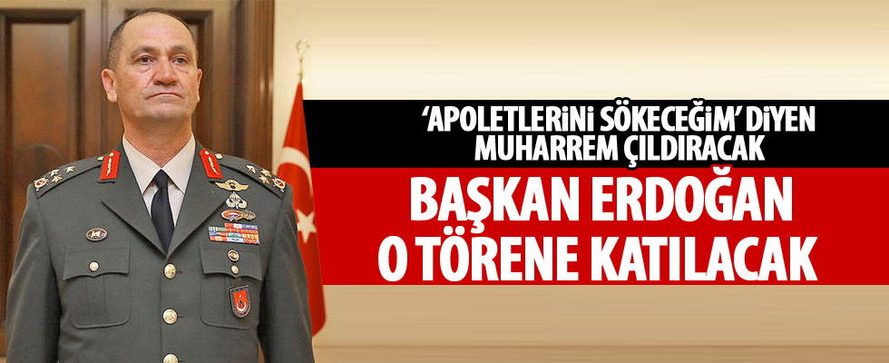 Metin Temel Paşa'nın rütbesini Başkan Erdoğan takacak